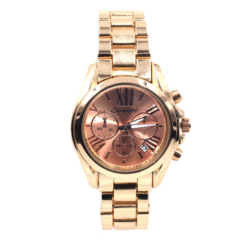 Sevenlight นาฬิกาข้อมือผู้หญิง มีระบบแสดงวันที่ - WP8168 (Pink Gold)