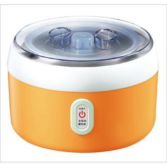 BEST HS Yogurt machine เครื่องทำโยเกิร์ต Portable Automatic Fruit Yogurt Maker Plastic liner HS-003 Orange