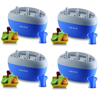 GIOCOSO Quick Ice Pop Maker แม่พิมพ์ไอศกรีมแท่ง X4 (Blue)