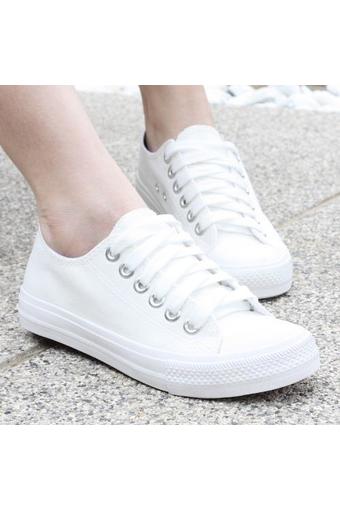 Marino รองเท้าผ้าใบผู้หญิง รุ่น A007 - สีขาว