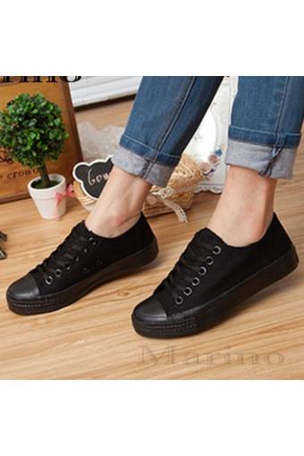 Marino รองเท้าผ้าใบผู้หญิง รุ่น A007 - สีดำ