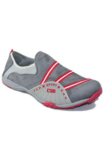 CSB รองเท้าผ้าใบแบบสวม ผู้หญิง CSB รุ่น E2226 (สีเทา)