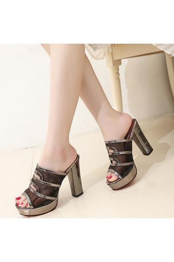 Sexy Cool Slippers Waterproof High Heels Women Shoes
