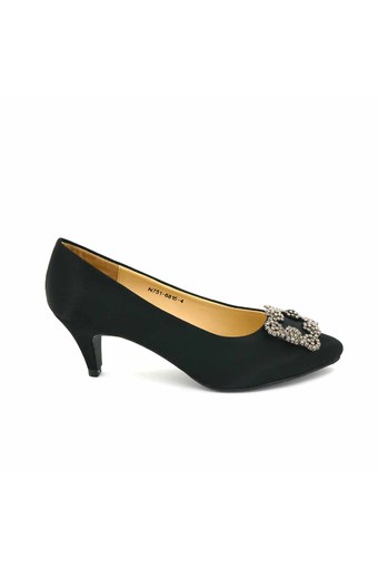 BATA รองเท้าแฟชั่นผู้หญิงคัชชูส้นสูงทรง PUMP LADIES'HEELS PUMP CONTEMP สีดำ รหัส 7516815
