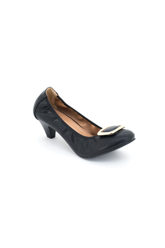 BATA รองเท้าแฟชั่นผู้หญิงคัชชูส้นสูงทรง PUMP LADIES&#039;HEELS PUMP CONTEMP สีดำ รหัส 6516868