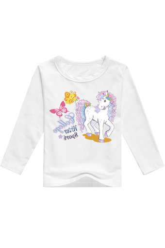 DMDM PIG Long Sleeve T-Shirts For Girls Kids Clothes DL0037 - Intl
