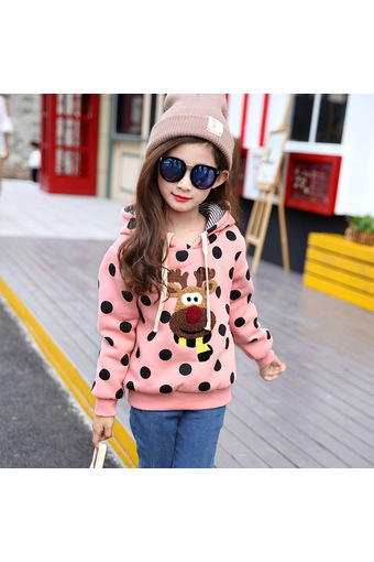 2016 Autumn and Winter Fashin Girls Clothes Warm Sweater Coats with Hooded