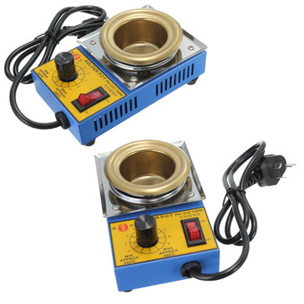 150W 50mm 220V Soldering Desoldering Stainless Steel Plate Solder Pot 200-480°C