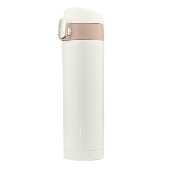 500mL Travel Mug Tea Coffee Water Vacuum Cup Bottle Stainless Steel Thermos Cup (White) - Intl