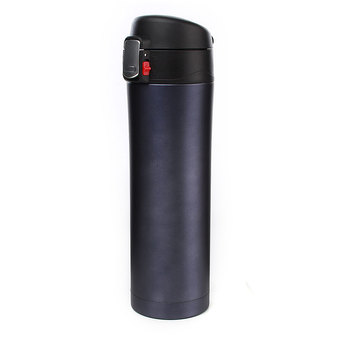 500mL Travel Mug Tea Coffee Water Vacuum Cup Bottle Stainless Steel Thermos Cup (Black) - Intl