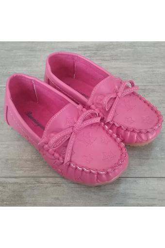 Alice Shoe รองเท้าเด็ก Loafer แฟชั่นเด็กผู้หญิง รุ่น LF002-DP (สีชมพู)