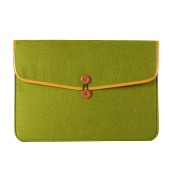 Boshiho Felt Cover Protective Laptop Case For Apple Mac-book Air 13.3 Inch(Olive Green)