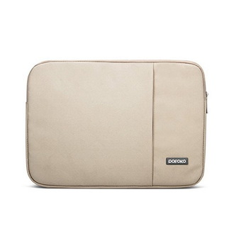 POFOKO 17.3 Inch Waterproof Sleeve Case Bag for Macbook Air / Pro Laptop Notebook (Creamy White) (Intl)