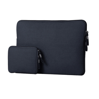Laptop Notebook Sleeve Case Sailcloth Bag Cover for MacBook Air 11.6 inch(Dark Blue)