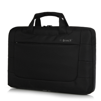 BRINCH Hot Laptop Bags Nylon Notebook Case Digital Storage Cover Handbag Business Causal Laptop Messenger 13 15 inch Free Shipping, 15 inch + Black (Intl)