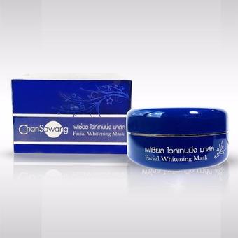 Chansawang ผงเร่งมาร์คหน้า (Whitening Facial Clay Mask) จันทร์สว่าง 50 กรัม จำนวน 1 กล่อง