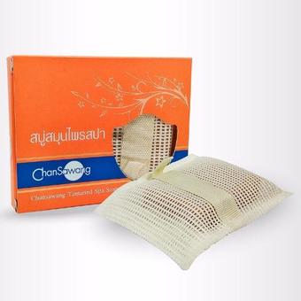 Chansawang สบู่สปาขัดผิว (Herbal Spa Soap) จันทร์สว่าง 80 กรัม จำนวน 1 กล่อง