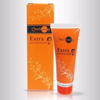 Chansawang ครีมแต้มสิวสูตรเข้มข้น (Extra Acniclear Cream) จันทร์สว่าง 18 กรัม จำนวน 1 หลอด
