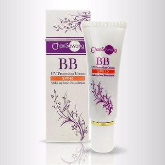 Chansawang ครีมกันแดดผสมรองพื้น BB SPF 40 (BB UV Foundation SPF 40) จันทร์สว่าง 15 กรัม จำนวน 1 หลอด
