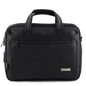 YAJIE Men&#039;s Fashionable Business Large Capacity Bag Leather Briefcase Handbags (Black) - Intl