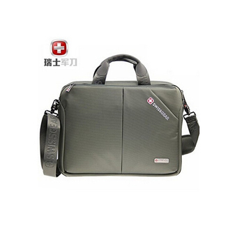 SwissGear SA1108 Model Unisex Leisure Travel Business Outdoor One-Shoulder Laptop Bag Handbag (Green)