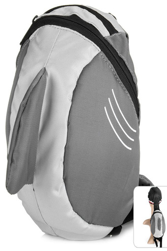 Practical Soft Shoulders Backpack with Shark Pattern Design