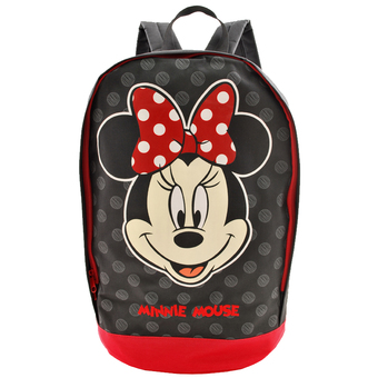 Mickey Mouse กระเป๋าเป้ กระเป๋านักเรียน สะพายหลัง (สีดำ)(One size)