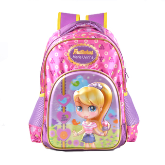 Primary Students Girls Pu School Bags Kids Backpack Girls(16 inch) - Intl