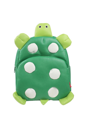 niceEshop Green Turtles PU Leather Animal Backpack Schoolbag for Kids Toddler