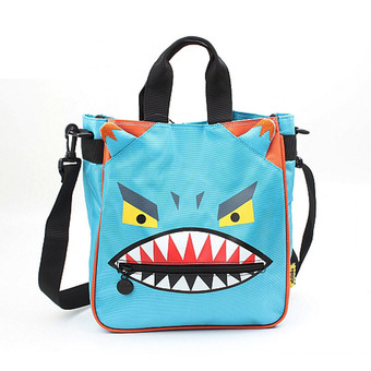 Monster kids shoulder bag boys travel on the go h2340b1 blue - Intl