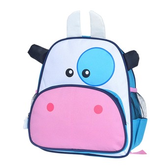 Kids Cartoon Cow Shape School Bags Backpack Rucksack Satchel