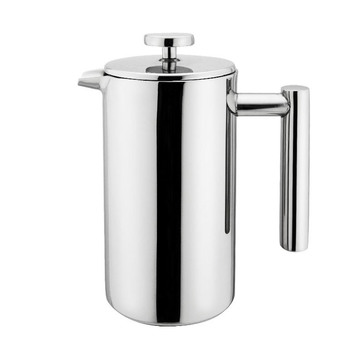 Double Wall Stainless Steel Coffee French Press 800ML Silver