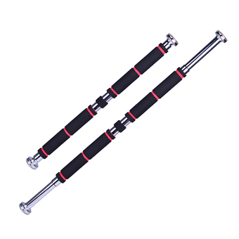 To Fit To Firm บาร์โหน บาร์โหนติดประตู ไม่ต้องเจาะประตู Chin Up / Pull Up Bar รุ่น Deluxe Solo (สีดำ/แดง)