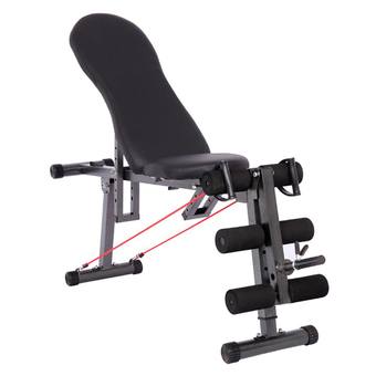 HomeFitTools Sit Up Bench Premium 1 ( Black )