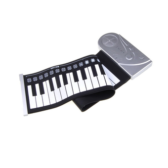 twilight เปียโนไฟฟ้าพกพา 49 คีย์ Roll-Up Soft Keyboard Piano