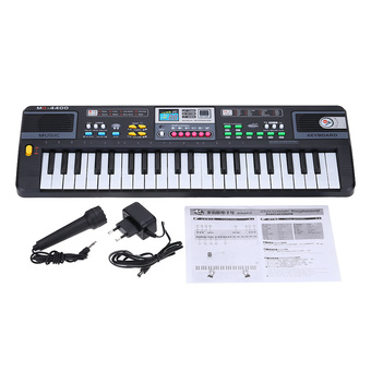 44 Keys Educational Electone for Children Multifunctional Electronic Keyboard Music Toy with Microphone Lightweight and Durable - Intl