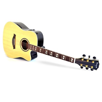 Enya ED18 Acoustic Guitar + Pre-amp G-Tone 4 กีตาร์โปร่ง Full Size 41นิ้ว ทรง Dreadnought (Natural)