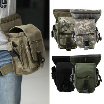 YKS Outdoor Tactical Military Drop Leg Bag Panel Utility Waist Belt Pouch Bag