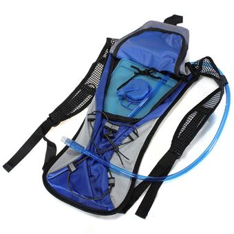 Hydration Pack Water Rucksack/Backpack Cycling Bladder Bag Blue+2L Mouth Hydration Water Bladder Bag For Sports Bike Camping Hiking Climbing - Intl
