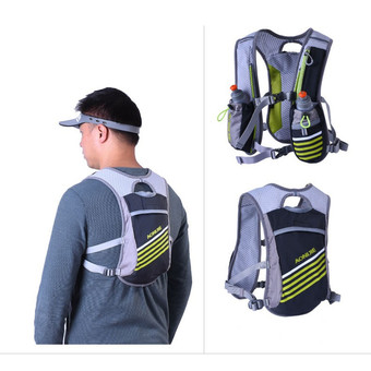 AONJIE Outdoors Hydration Vest Hydration Pack Backpack For Running Hiking Cycling (Black)