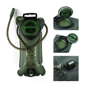 1 Pcs Hydration Bladder 2l Water Bag Pack Cycling Backpack Hiking Camping Climbing Tpu