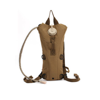 5L Waterproof Tactical Military Backpack Hydration Bladder Water Bag Pouch for Outdoor Hiking Climbing Khaki