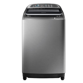 Samsung เครื่องซักผ้าฝาบน 16 กก. WA16J6750SP/ST พร้อมด้วย Activ Dualwash