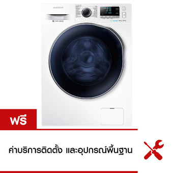 Samsung เครื่องซักผ้าฝาหน้า/อบCombo, WD80J6410AW/ST พร้อมด้วย Eco Bubble, 8 กก.