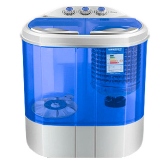 GetZhop เครื่องซักผ้าฝาบน Washing Machine แบบ 2 ถัง ขนาด 4 Kg. รุ่น XPB40-1288S - (สีฟ้า)