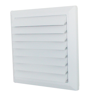 GFLOW หน้ากากระบายอากาศบานเกร็ด Fix Grill 8"x8" ต่อท่อ 5" (สีขาว)"