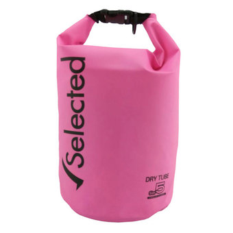 Selected กระเป๋ากันน้ำ ถุงกันน้ำ ถุงทะเล Waterproof Bag ความจุ 5 ลิตร - สีชมพู