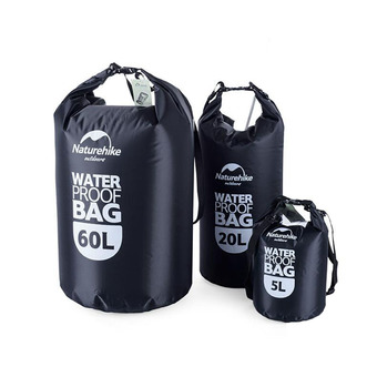 5L TransparentWaterproof Dry Bag for Outdoor Camping Hiking Swimming Black