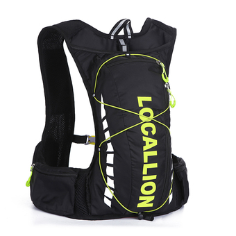 Local lion เป้น้ำ สไตล์เสื้อกั๊กใส่กระชับ พร้อมถุงน้ำขนาด 2 ลิตร (Hydration Vestpack with Bladder) สีดำขลิบเหลือง