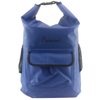 Selected กระเป๋าเป้กันน้ำ กระเป๋ากันน้ำ ถุงทะเล ถุงกันน้ำ waterproof bag 45 ลิตร (BLUE)